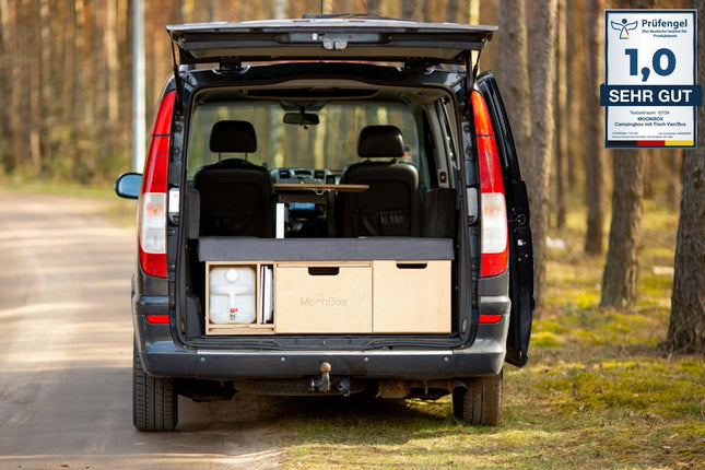 Moonbox Campingbox mit Tisch Van/Bus 115cm Modify UV-Lack Moonbox