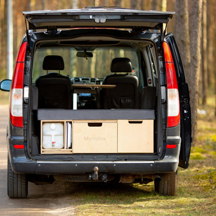 Moonbox Campingbox mit Tisch Van/Bus 124cm Modify UV-Lack Moonbox