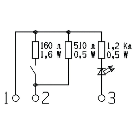 Pneutron Taster DTW "Zapfwelle gelb“