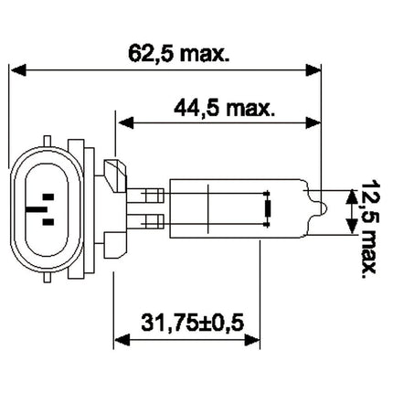 Jahn Glühlampe 12V 37.5W *Longlife* - 1197 - 1 - Stück Jahn