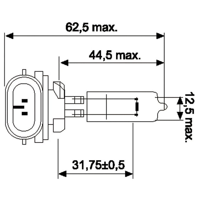 Jahn Glühlampe 12V 37.5W *Longlife* - 1197 - 1 - Stück Jahn