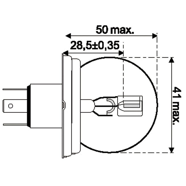 Jahn Glühlampe P45t 24V 55/50W - 1202 - 1 - Stück Jahn