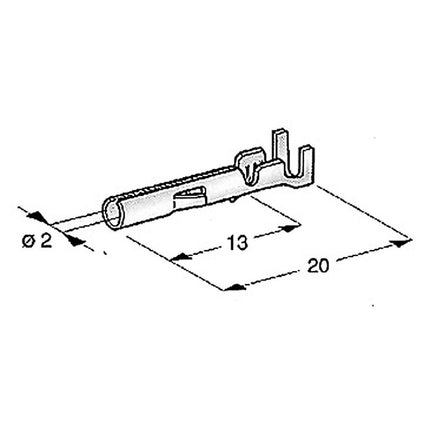 Kabelschuh zu Steckgeh. MATE-N-LOCK 1201200 - Hischier Auto AG