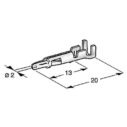 Kabelschuh zu Steckgeh. MATE-N-LOCK 1201210 - Hischier Auto AG