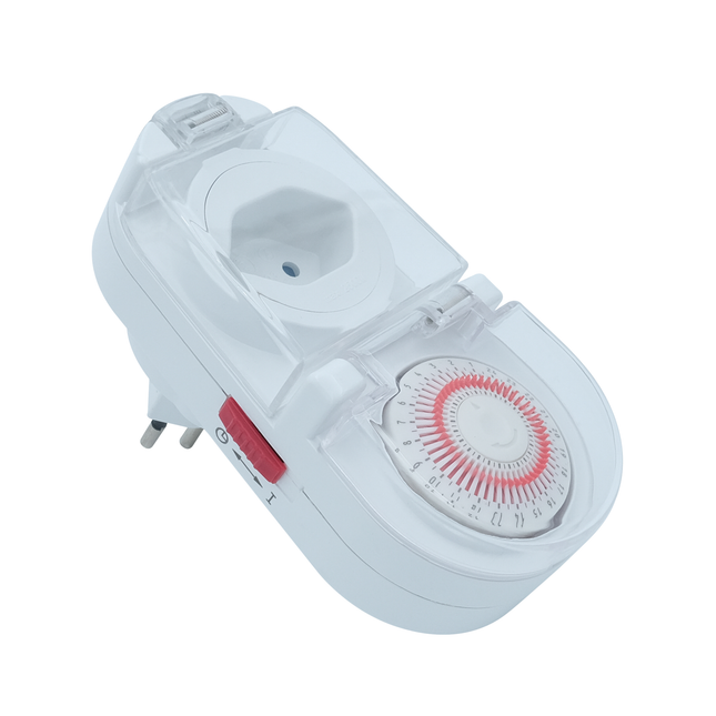 Steckdosen-Timer mech. 24 h, 30 min. Schaltabst.