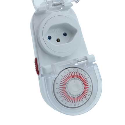 Steckdosen-Timer mech. 24 h, 30 min. Schaltabst.