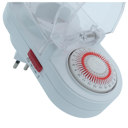 Steckdosen-Timer mech. 24 h, 30 min. Schaltabst.