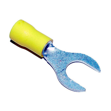 Gabel-Kabelschuhe isoliert M6 gelb