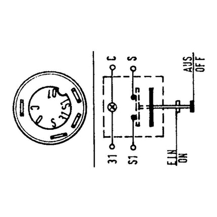 Pneutron Taster "grün neutral"