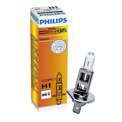 Philips Glühlampe H1 12V 55W Premium +30% - 12258PR - 1 - Stück Philips
