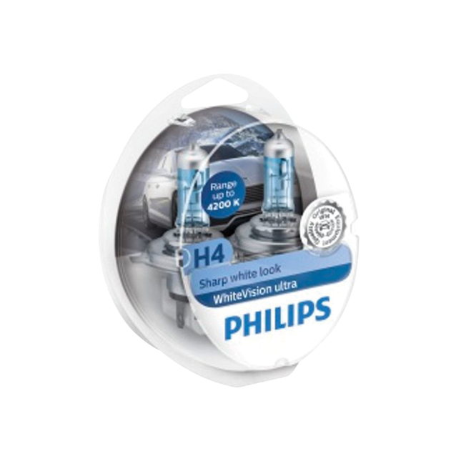 2 x Philips Glühlampe H4 12 V 60 / 55 W+W5 W - 12342WVUSM - 1 - Stück Philips