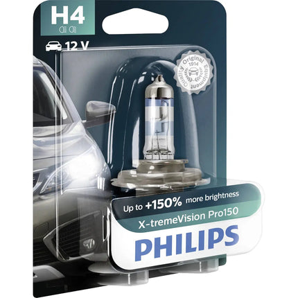 Philips Glühlampe H4 12 V 60/55 W XtremeVision - 1 - Stück Philips
