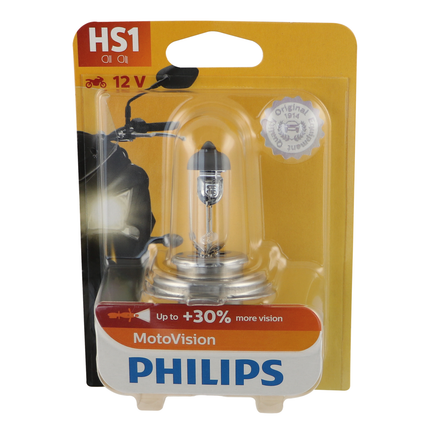 Philips Glühlampe Vision Moto 12 V 35/35 W +30% - 12636BW - 1 - Stück Philips