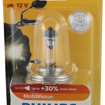 Philips Glühlampe Vision Moto 12 V 35/35 W +30% Philips
