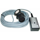 Anhänger-Steckdosen-Tester 15-p.24V 12855