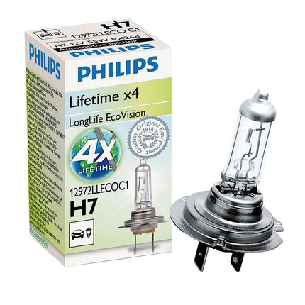Philips Glühlampe H7 12V 55W LongerLife - 12972LL - 1 - Stück Philips