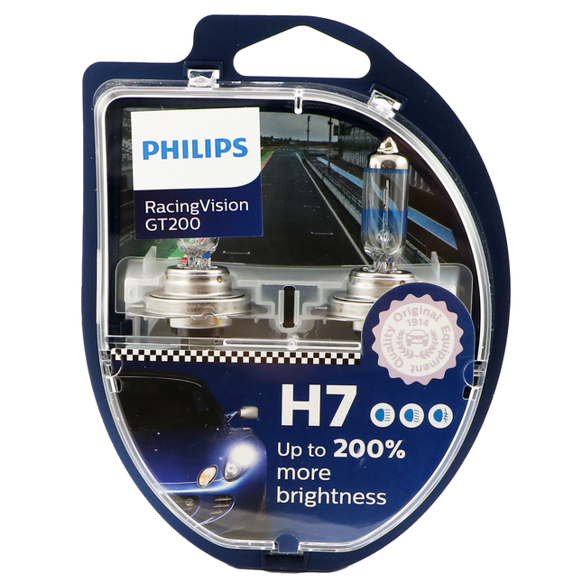 2 x Philips Glühl. H7 12 V 55 W RacingVision - 12972RGT - 1 - Stück Philips