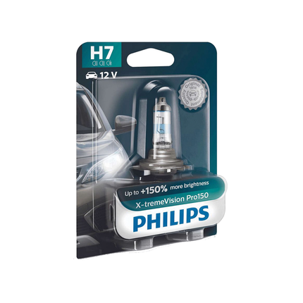 Philips Glühlampe H7 12 V 55 W XtremeVision Pro150 - 12972XVP - 1 - Stück Philips