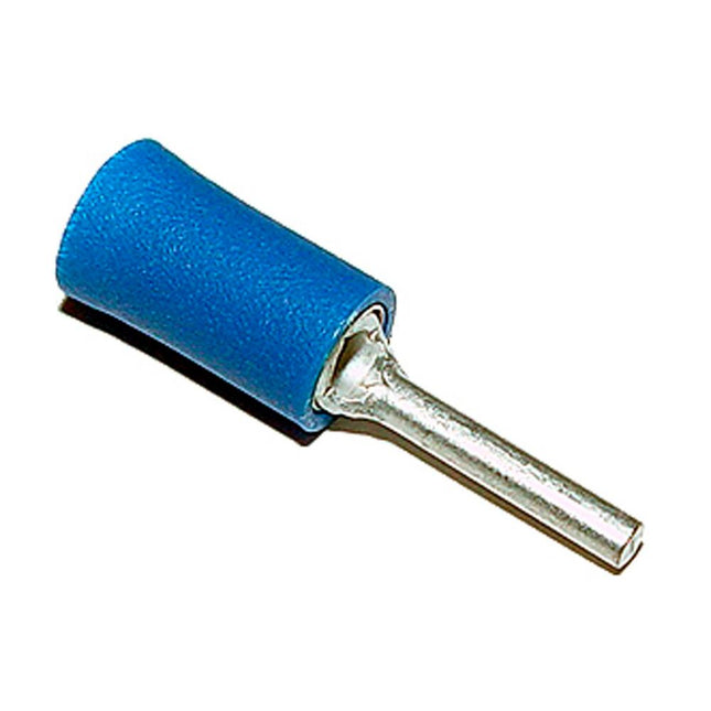 Stift-Kabelschuhe isoliert blau 130325