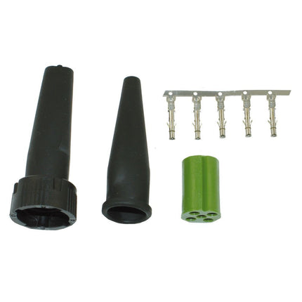 Stecker-Set 5-p. grün zu Aspöck rechts