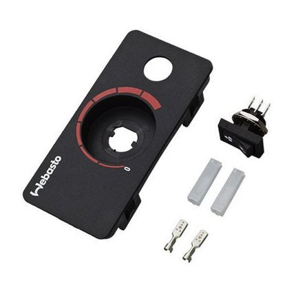 Webasto Drehschalter-Einbaublende für Standheizung – Schwarz, Robust, Präzise Montage