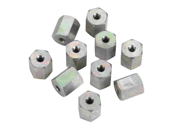 Webasto M6x20 Distanzmuttern Set: 10 Stück verzinkter Stahl für sichere Montage