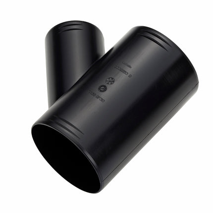 Original Webasto Heizluft-Abzweigung 90mm auf 60mm, 45 Grad Winkel, Schwarz