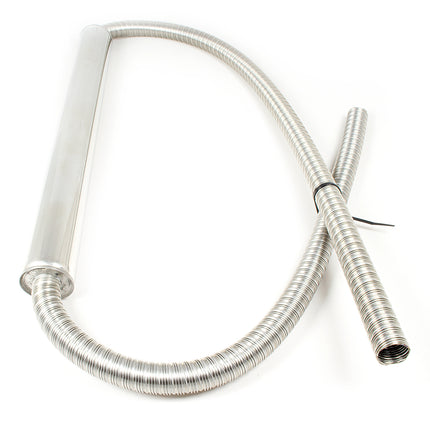 Webasto Edelstahl Gasdichter Abgasschalldämpfer D 24mm für Heizgeräte Boot Schiff