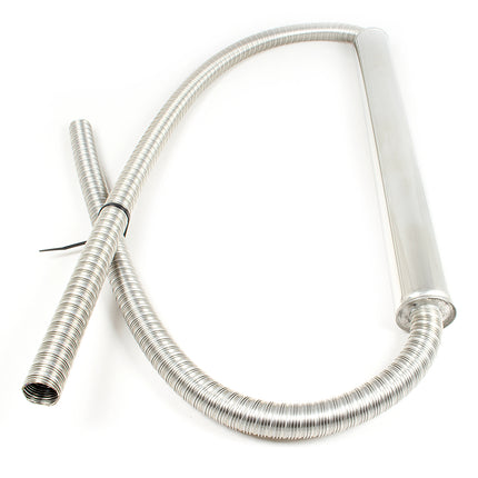 Webasto Edelstahl Gasdichter Abgasschalldämpfer D 24mm für Heizgeräte Boot Schiff