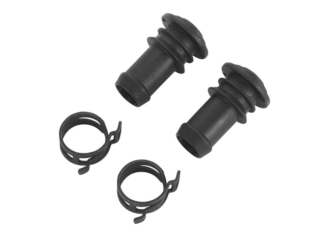 Webasto WUET TT-Evo Wasser Kleinteile Set - 2x 180 Grad Anschlussstutzen Schlauchschellen 18mm
