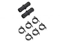 Webasto TT-Evo Wasserverbinder Kit: 2x 180 Grad Anschlüsse mit Schlauchschellen