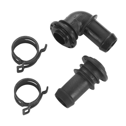 Original Webasto TT-Evo Wasser Kleinteile Set: 180° & 90° Verbindungsrohre mit Schellen