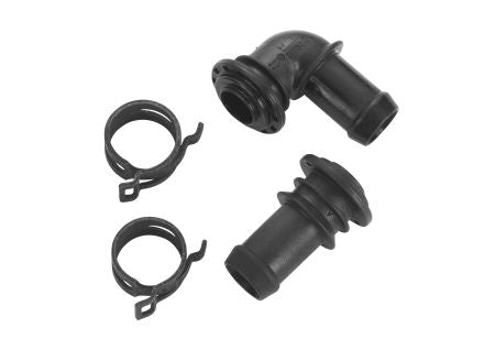 Original Webasto TT-Evo Wasser Kleinteile Set: 180° & 90° Verbindungsrohre mit Schellen