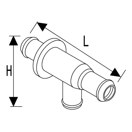 Webasto Original Doppel-Rückschlagventil Kugel 18x18x18 mm 90 Grad für Heizwassersysteme