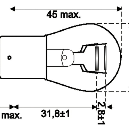 Glühlampe 6V 45/40W BA15d Hischier Auto AG
