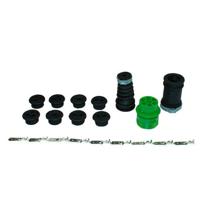 Aspöck-Stecker ASS2 7-pol grün männlich