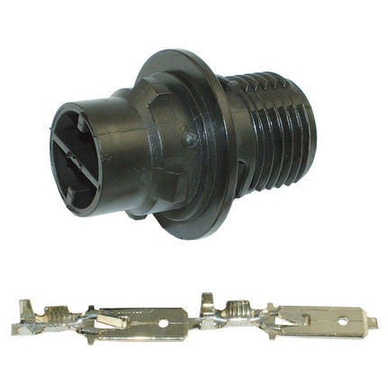 Aspöck 2-pol. Anschluss schwarz