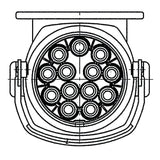 Spiralkabel 13-pol. 24 V ***ähnlich ISO12098*** 641058