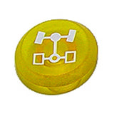 Pneutron Emblem "Vorderradantr. gelb" 14