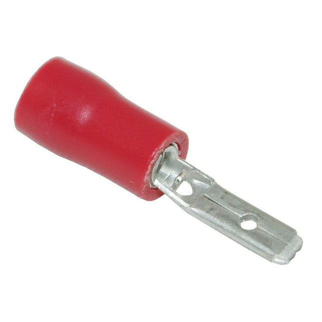 Flachsteckzungen isoliert 2.8 x 0.8 mm rot 140215 - Hischier Auto AG