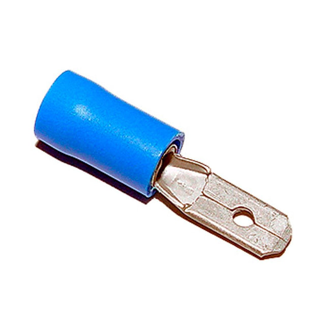 Flachsteckzungen isoliert 4.8 mm blau