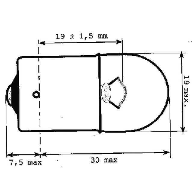 Philips Glühlampe 24V 5W BA15s - 1 - Stück Philips