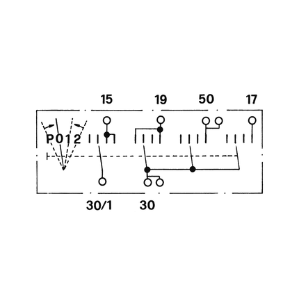 COBO - Zünd-Anlass-Schalter Same, Lamb.