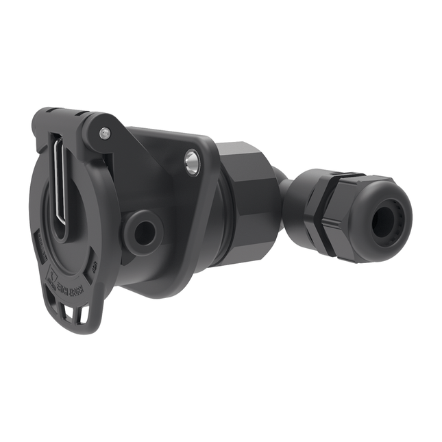 ABS/EBS - Steckdose 7-pol 24 V 90°, ADR/GGVS