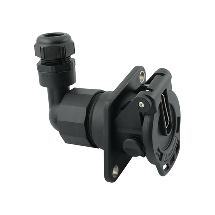 15-pol. LKW-Dose 24 V 90 Grad, ADR/GGVS