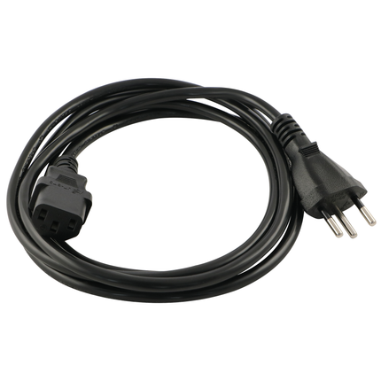 Netzkabel T12 230 VAC, CH-Ausführung, C13 Kaltgerätestecker 141212 - Hischier Auto AG