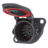 15-pol. LKW-Steckdose 24 V wasserdicht 141247