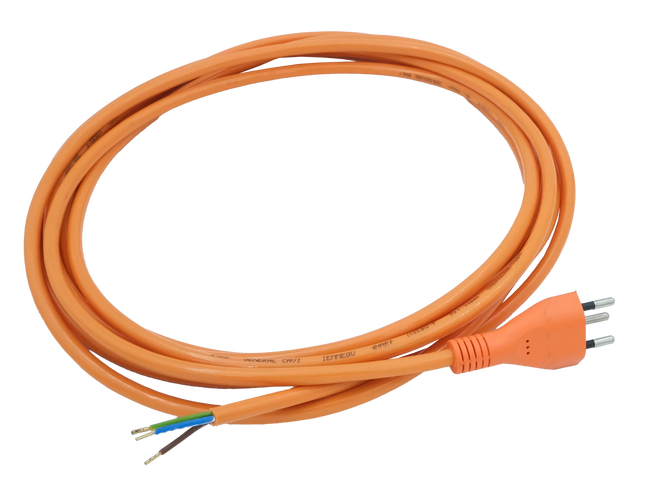 Anschlusskabel PUR 3 x 1.0, 5 m mit Stecker - 1 - Stück Hischier Auto AG