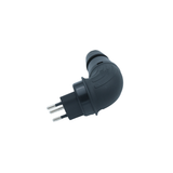 Werkstatt-Stecker T13 abgewinkelt, 10 A 230 VAC IP55 146/90/IP55