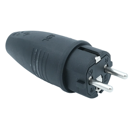 Schuko-Stecker Gummi 16 A 250 VAC - 149530 - 1 - Stück Hischier Auto AG